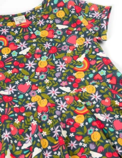 Cotton Rich Printed Skater Dress (1-12 Yrs)