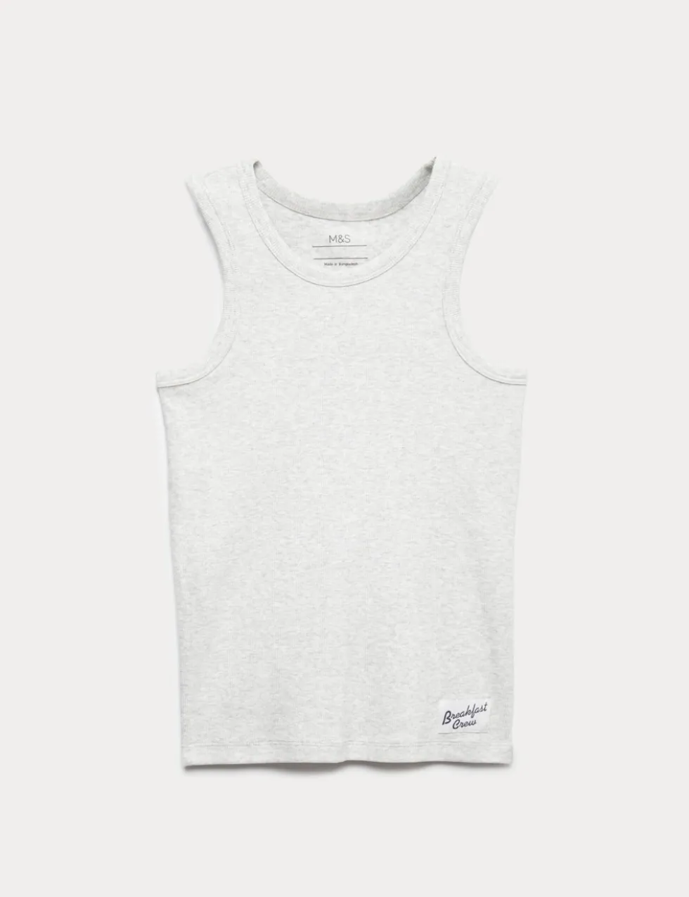 Cotton Rich Pyjama Vest (6-16 Yrs)