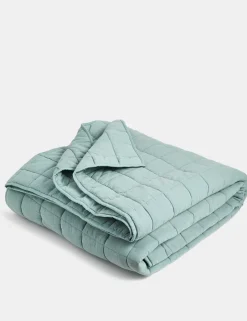 Cotton Rich Quilted Throw
