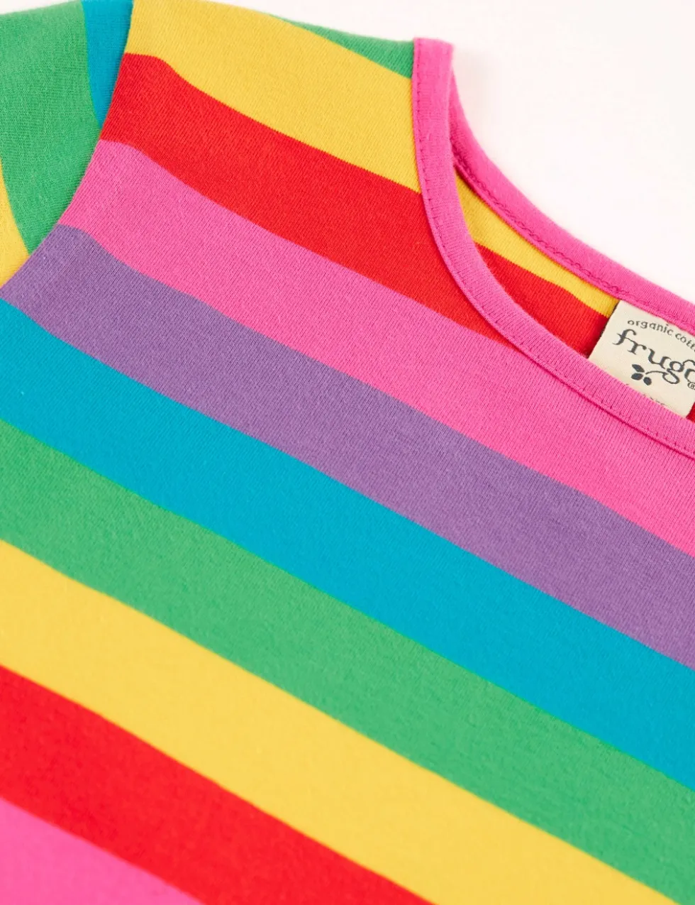 Cotton Rich Rainbow Stripe Dress (0 Mths–4 Yrs)