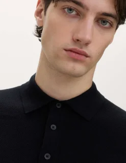 Cotton Rich Regular Fit Knitted Polo Shirt