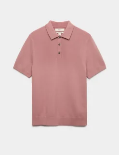 Cotton Rich Regular Fit Knitted Polo Shirt