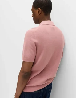 Cotton Rich Regular Fit Knitted Polo Shirt