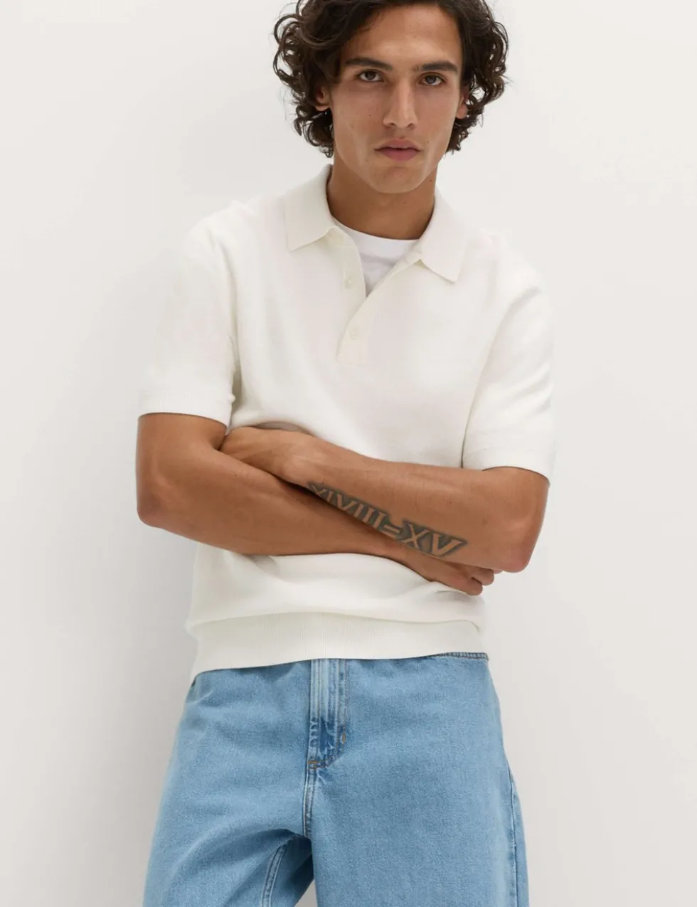Cotton Rich Regular Fit Knitted Polo Shirt