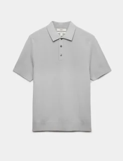 Cotton Rich Regular Fit Knitted Polo Shirt