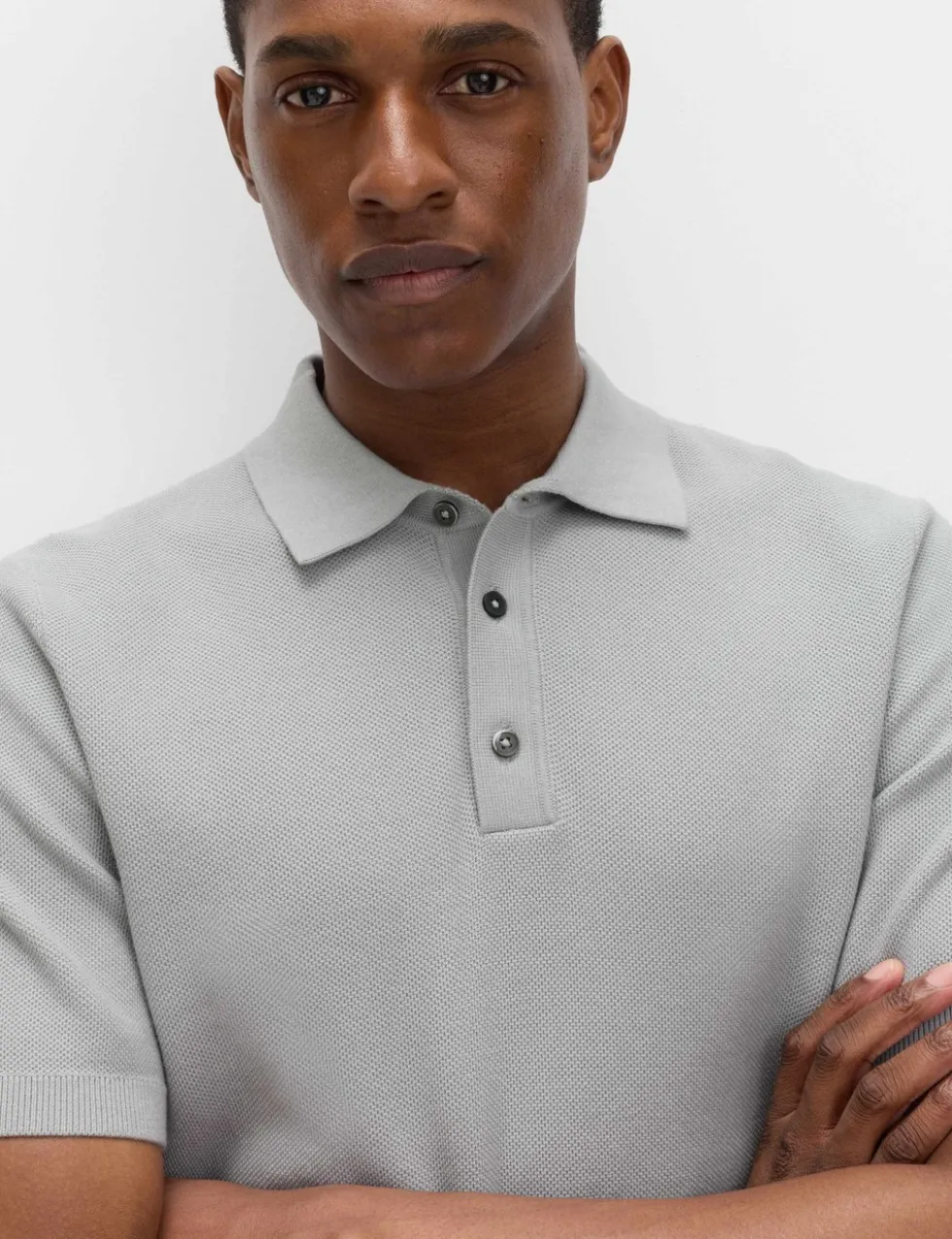 Cotton Rich Regular Fit Knitted Polo Shirt
