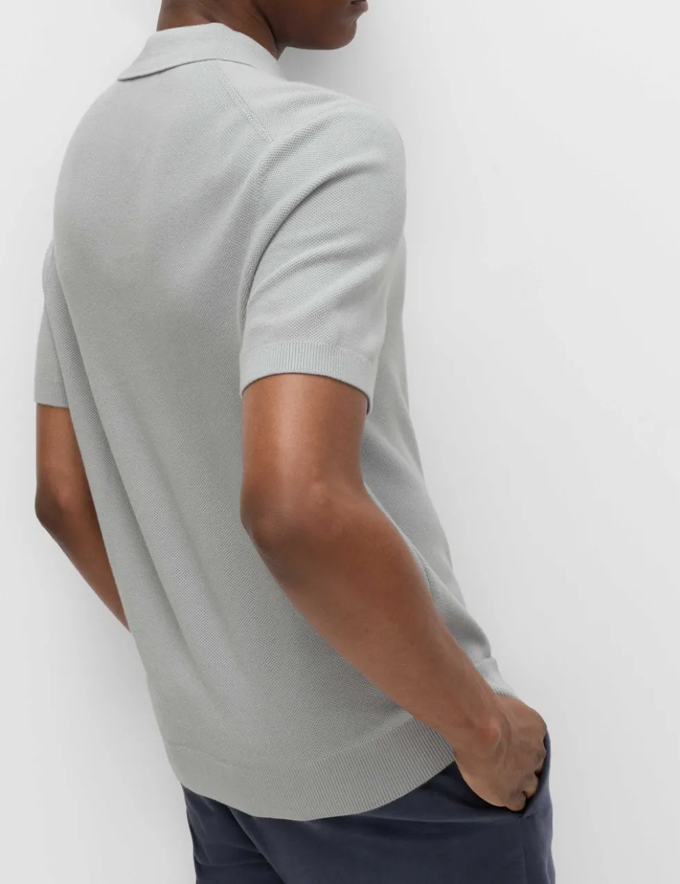 Cotton Rich Regular Fit Knitted Polo Shirt