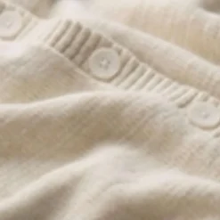 Cotton Rich Relaxed Cardigan with Linen