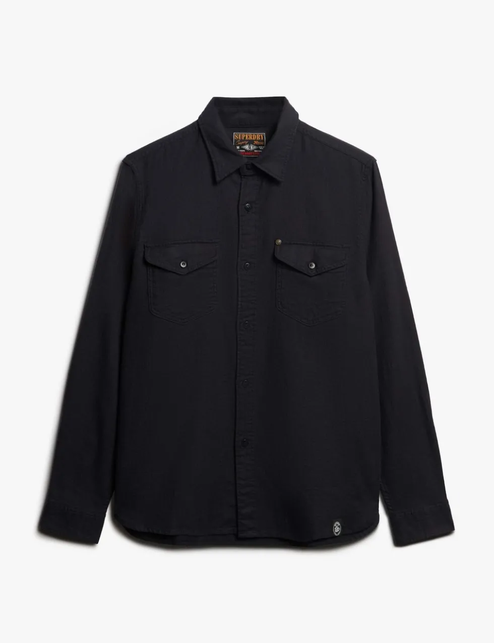 Cotton Rich Relaxed Fit Overshirt with Linen