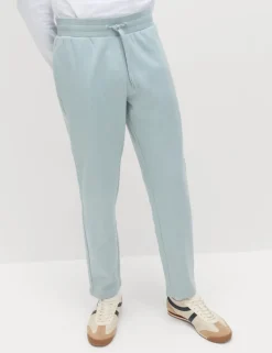 Cotton Rich Relaxed Fit Straight Leg Joggers