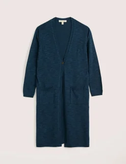 Cotton Rich Relaxed Longline Cardigan