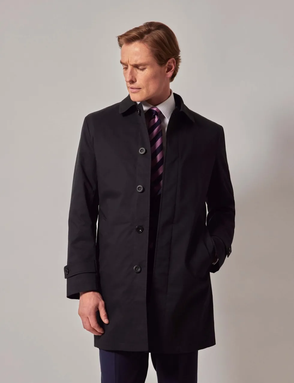 Cotton Rich Removable Lining Mac