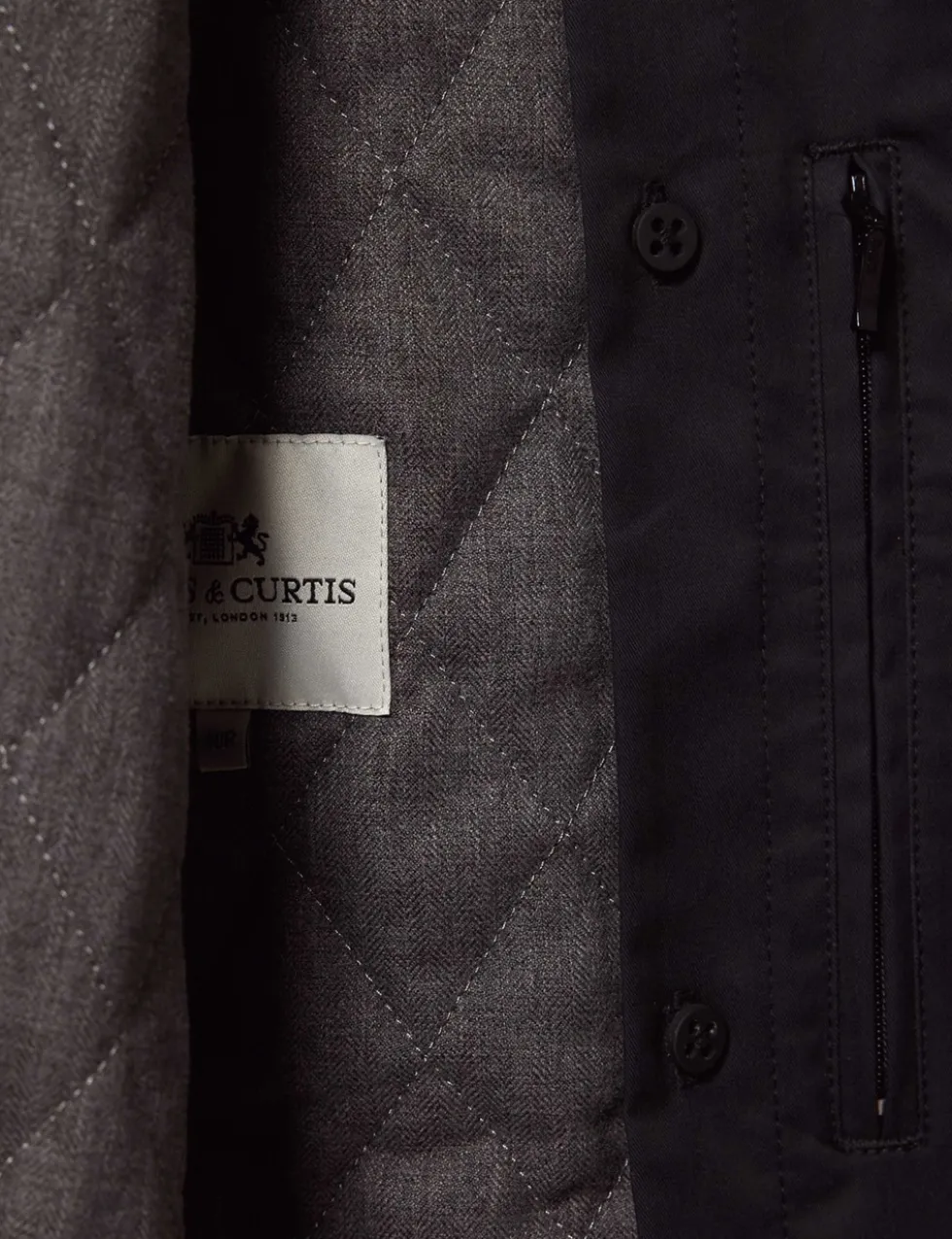Cotton Rich Removable Lining Mac
