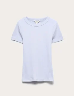 Cotton Rich Ribbed Slim Fit T-Shirt