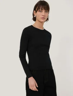 Cotton Rich Ribbed Slim Fit T-Shirt