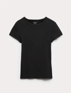 Cotton Rich Ribbed Slim Fit T-Shirt
