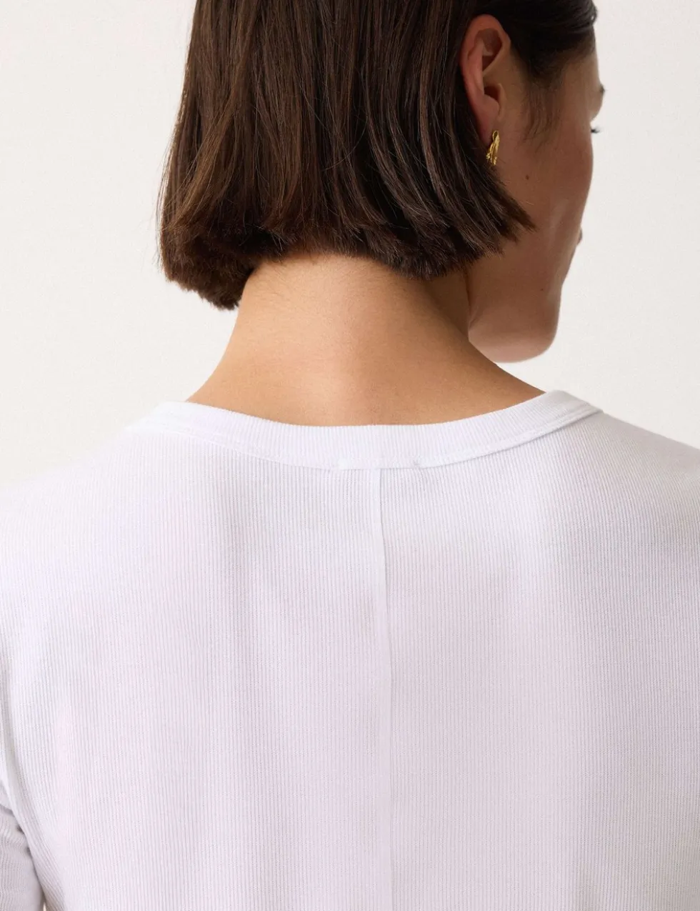 Cotton Rich Ribbed Slim Fit T-Shirt