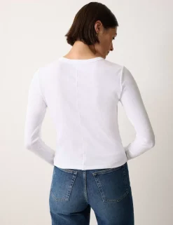 Cotton Rich Ribbed Slim Fit T-Shirt