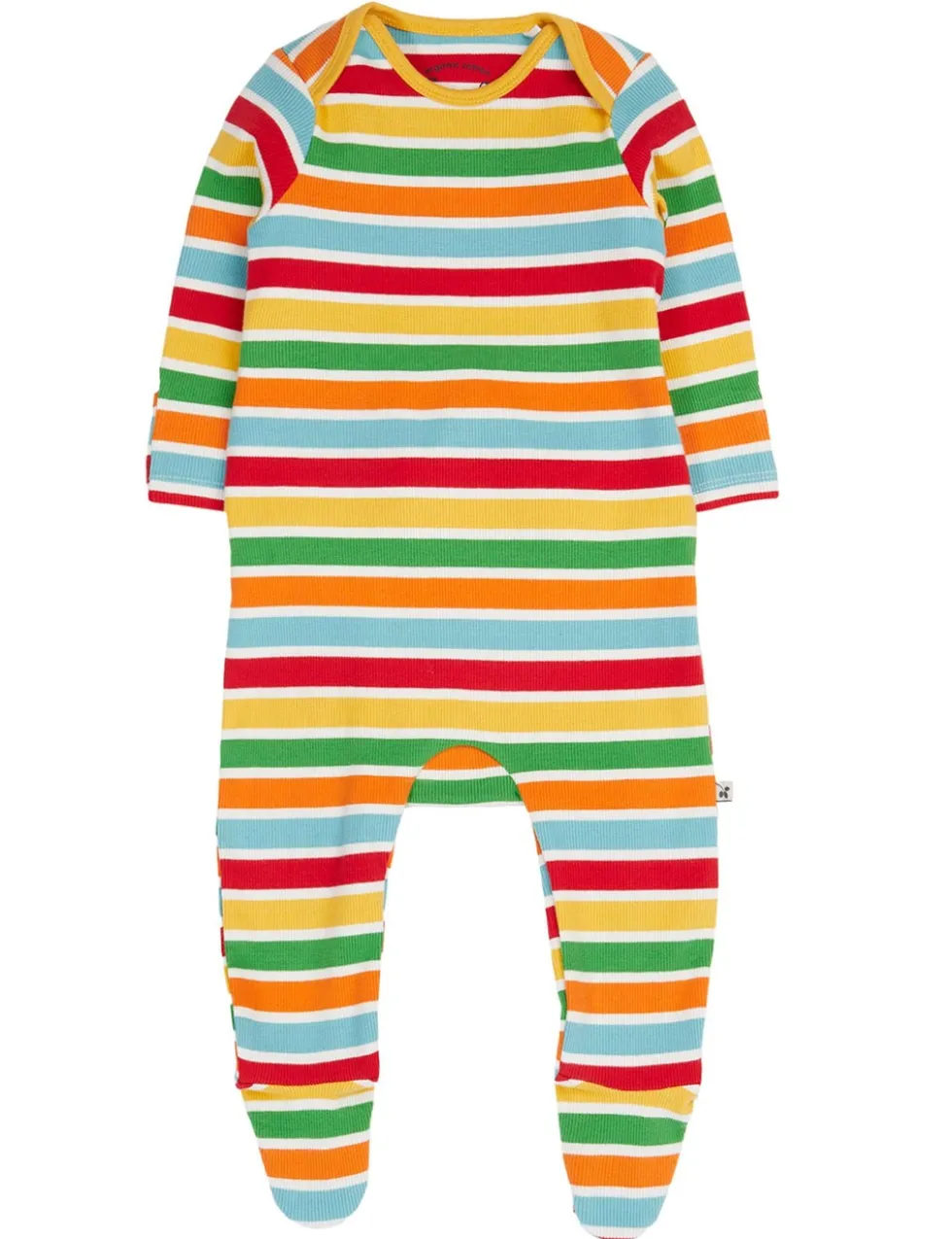 Cotton Rich Ribbed Striped Bodysuit (0-18 Mths)