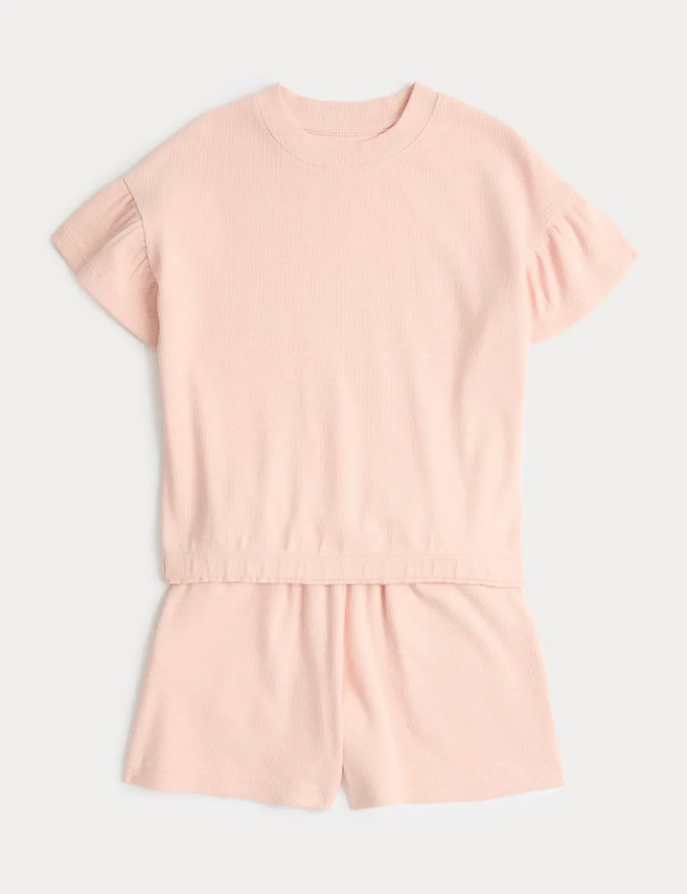 Cotton Rich Ribbed Top & Bottom Outfit (1-8 Yrs)