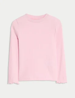 Cotton Rich Ribbed Top (2-8 Yrs)
