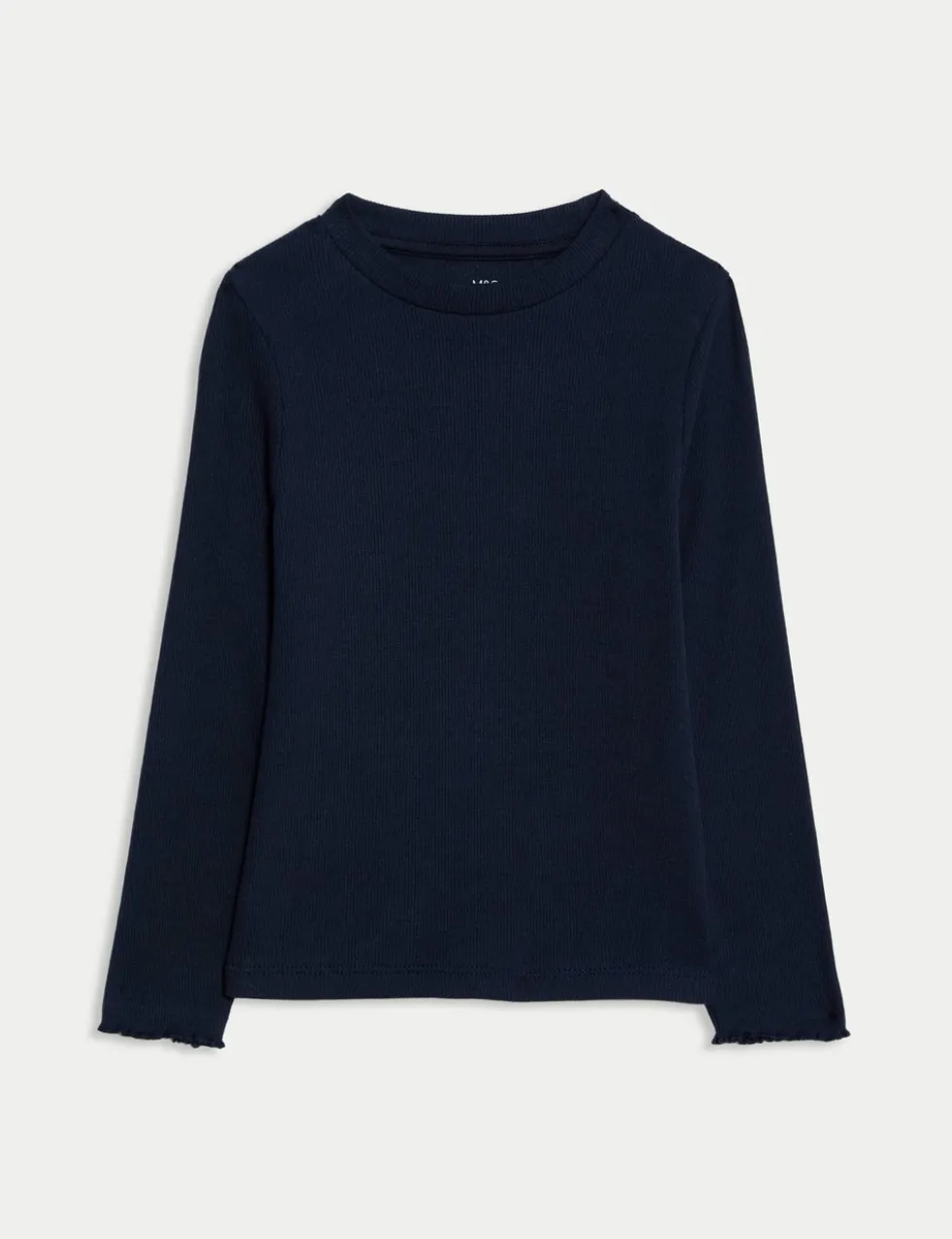 Cotton Rich Ribbed Top (2-8 Yrs)