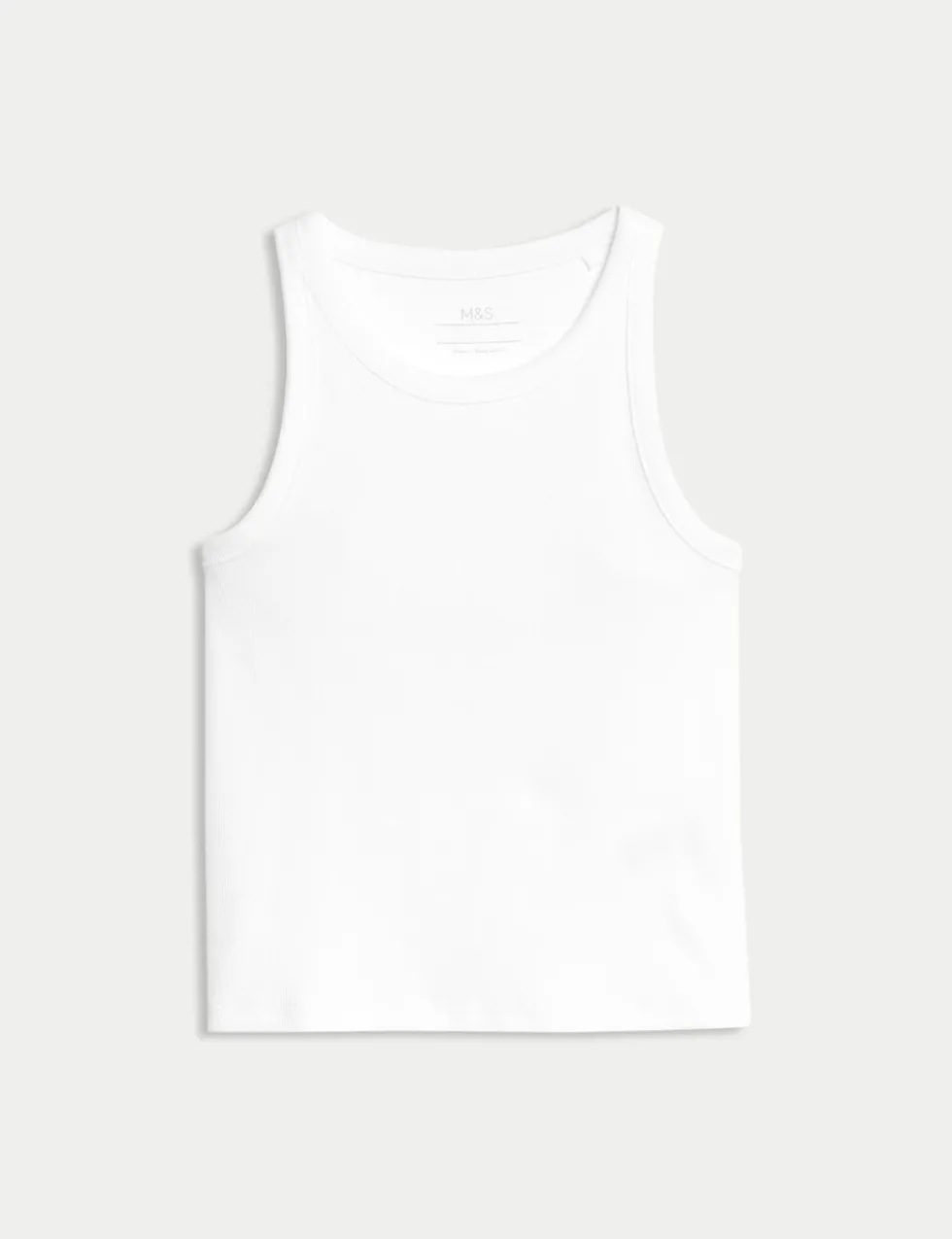 Cotton Rich Ribbed Vest (2-16 Yrs)