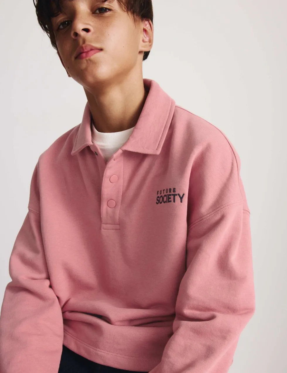 Cotton Rich Rugby Shirt (6-16 Yrs)