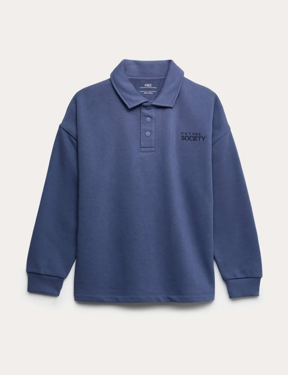 Cotton Rich Rugby Shirt (6-16 Yrs)