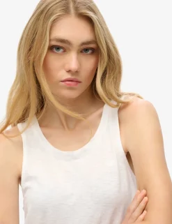 Cotton Rich Scoop Neck Tank Top