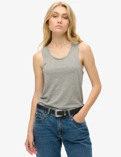 Cotton Rich Scoop Neck Tank Top