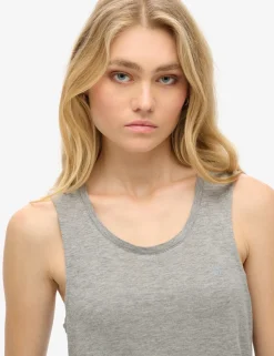 Cotton Rich Scoop Neck Tank Top