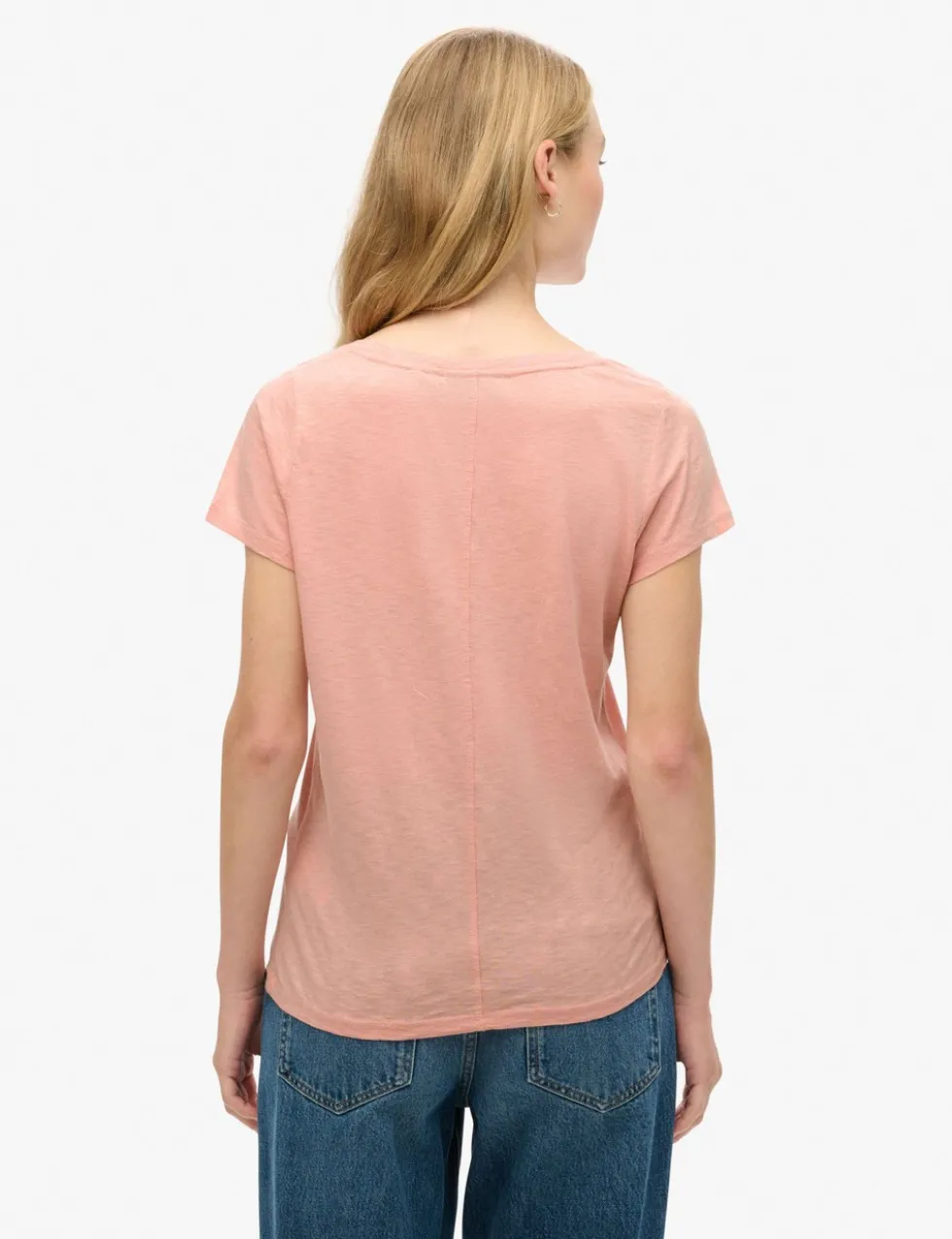 Cotton Rich Scoop Neck T-Shirt