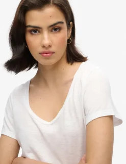 Cotton Rich Scoop Neck T-Shirt