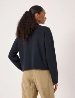 Cotton Rich Shacket with Wool