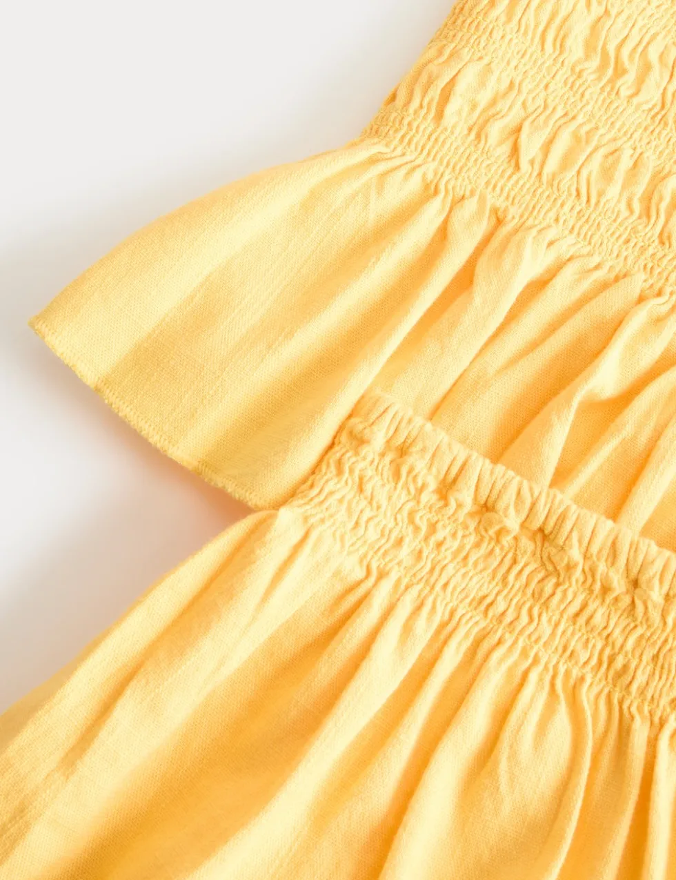 Cotton Rich Shirred Outfit Top and Skirt (2-8 Yrs)