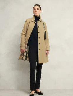 Cotton Rich Showerproof Belted Trench Coat