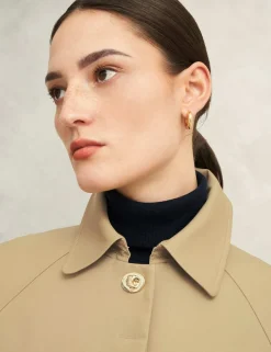 Cotton Rich Showerproof Belted Trench Coat