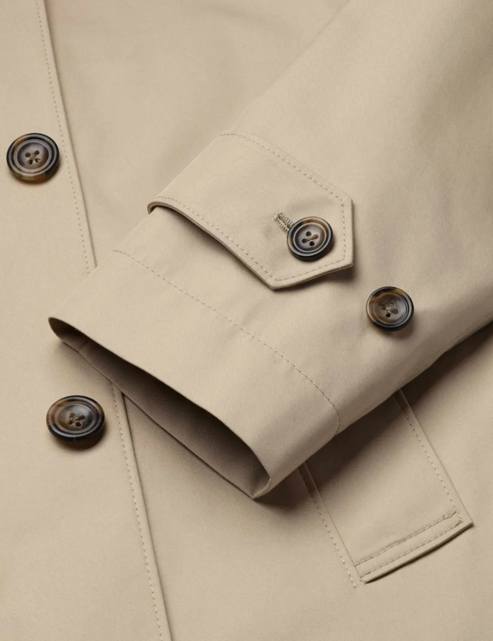 Cotton Rich Showerproof Raincoat