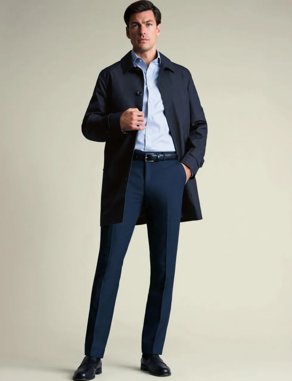 Cotton Rich Showerproof Raincoat
