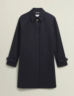 Cotton Rich Single Breasted Trench Coat