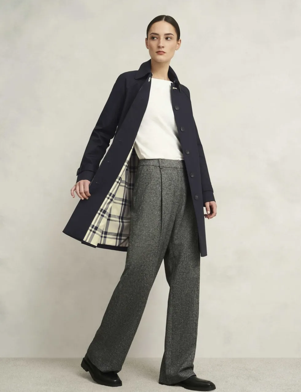 Cotton Rich Single Breasted Trench Coat