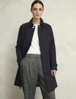 Cotton Rich Single Breasted Trench Coat