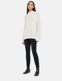 Cotton Rich Skinny Ankle Grazer Trousers