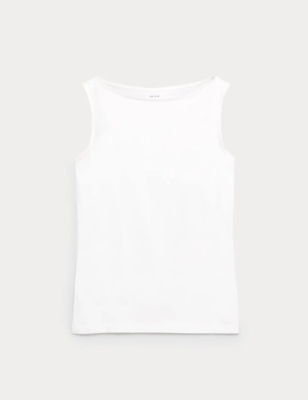Cotton Rich Slash Neck Slim Fit Vest