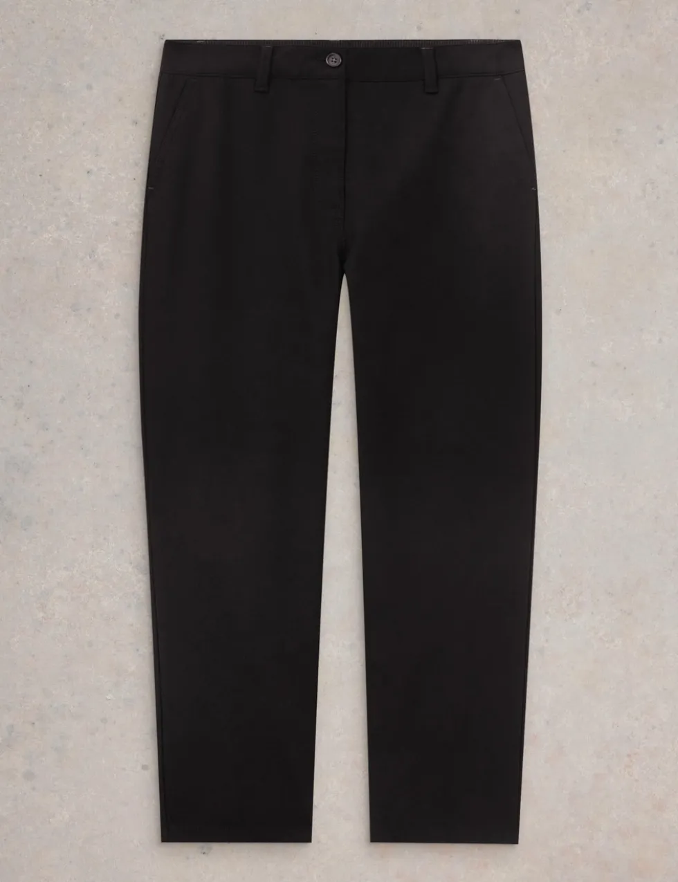 Cotton Rich Slim Fit Ankle Grazer Trousers