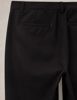 Cotton Rich Slim Fit Ankle Grazer Trousers
