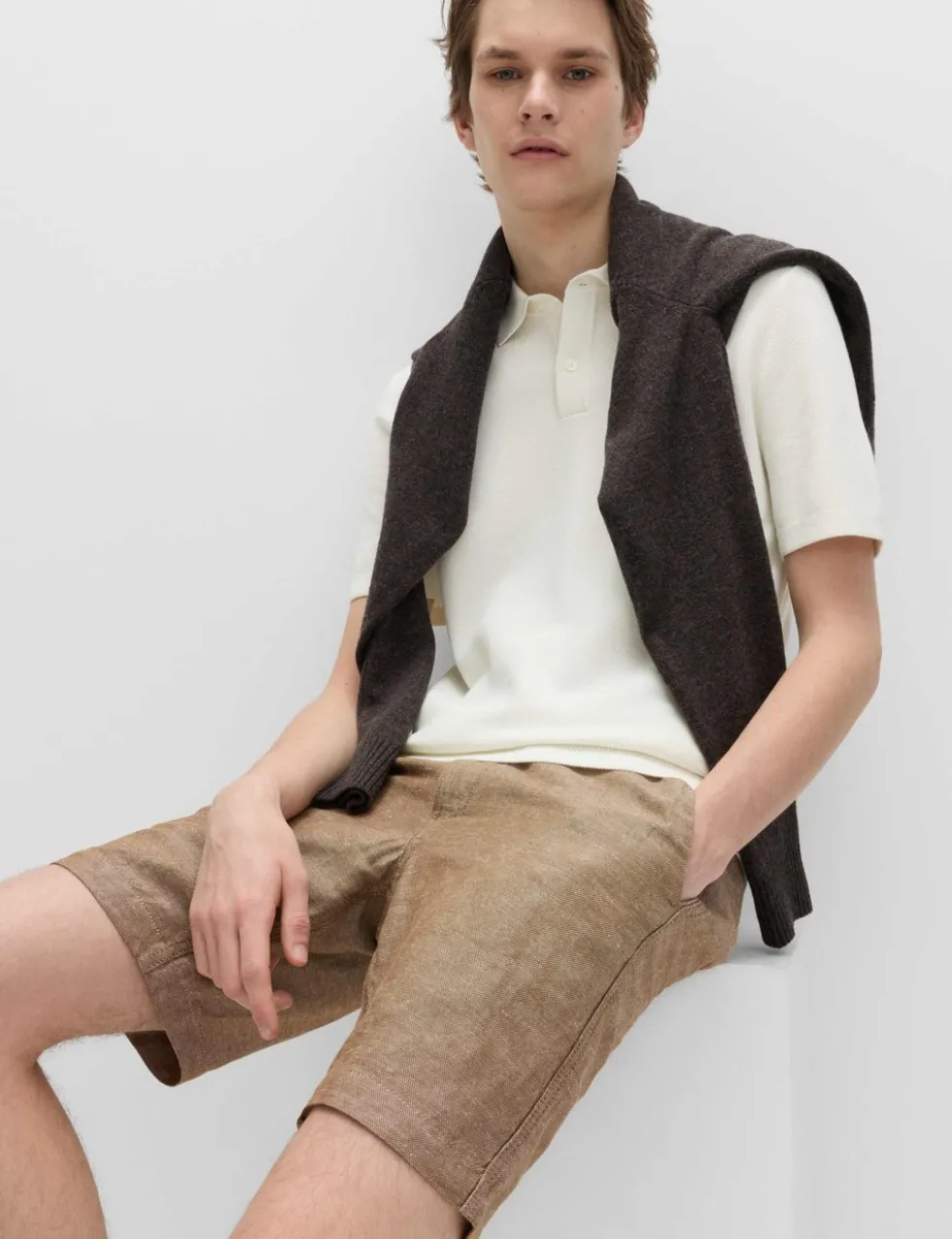 Cotton Rich Slim Fit Knitted Polo Shirt