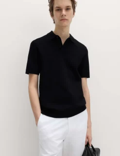 Cotton Rich Slim Fit Knitted Polo Shirt
