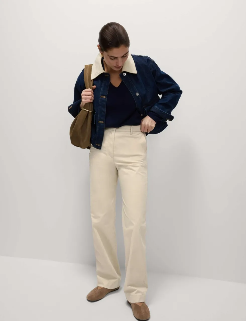 Cotton Rich Straight Leg Chinos